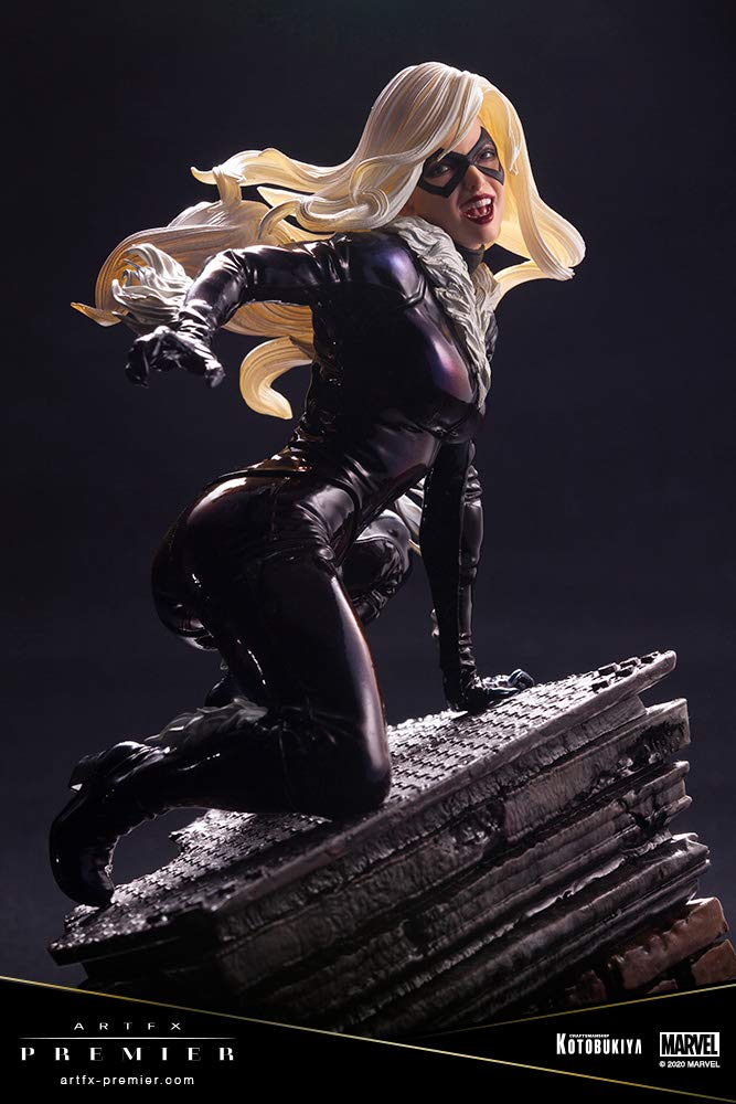 Marvel Universe Black Cat Artfx Premier Statue, Multicolor