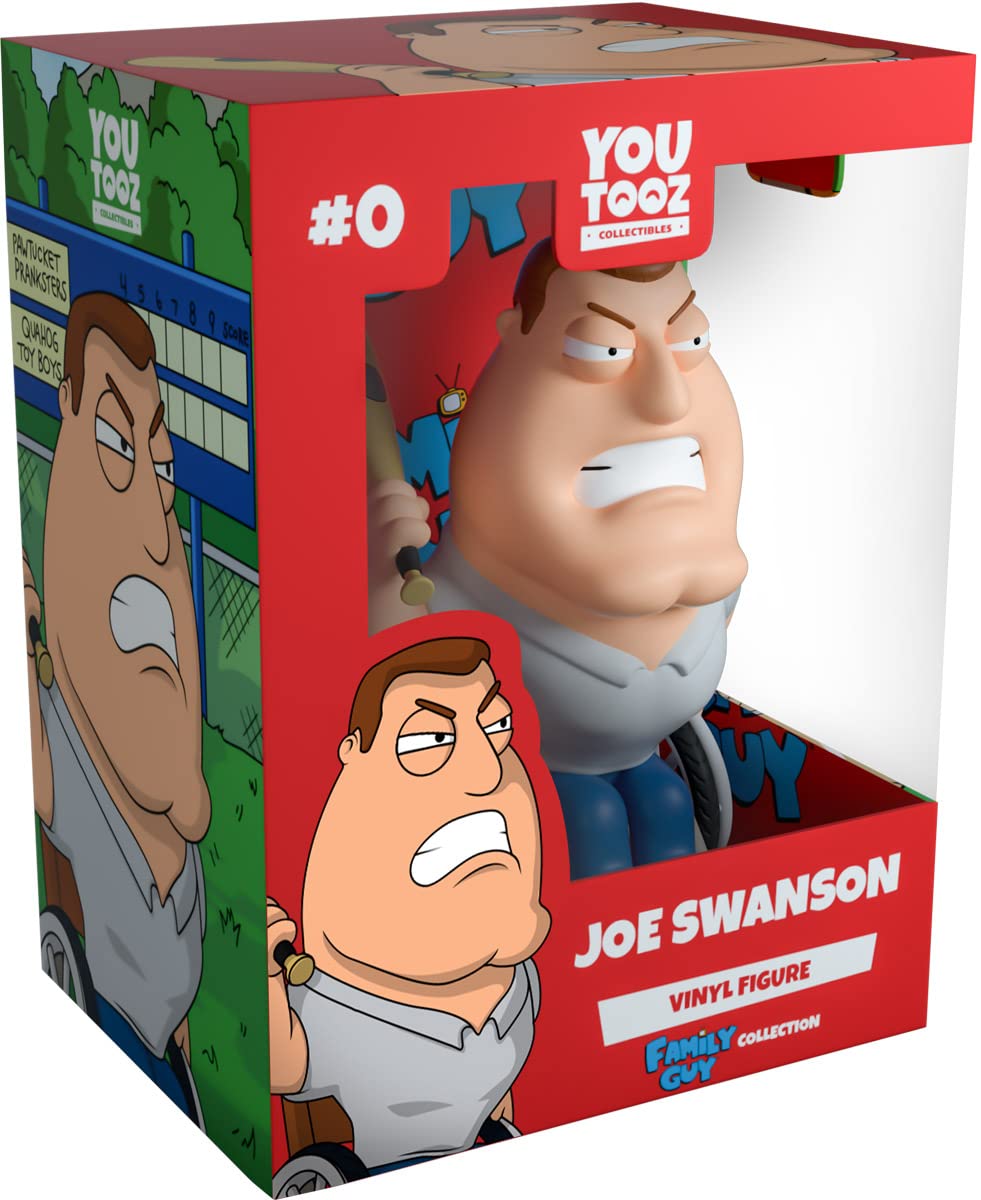 Youtooz Family Guy Joe Swanson, 4.5'' Family Guy Figure Joe Swanson From Family Guy, High Detailed Collectible Figure Family Guy