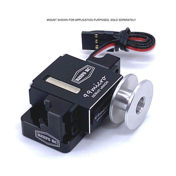 REEFS RC Micro Servo Winch with Spool Kit - Medium, Black, Aluminum