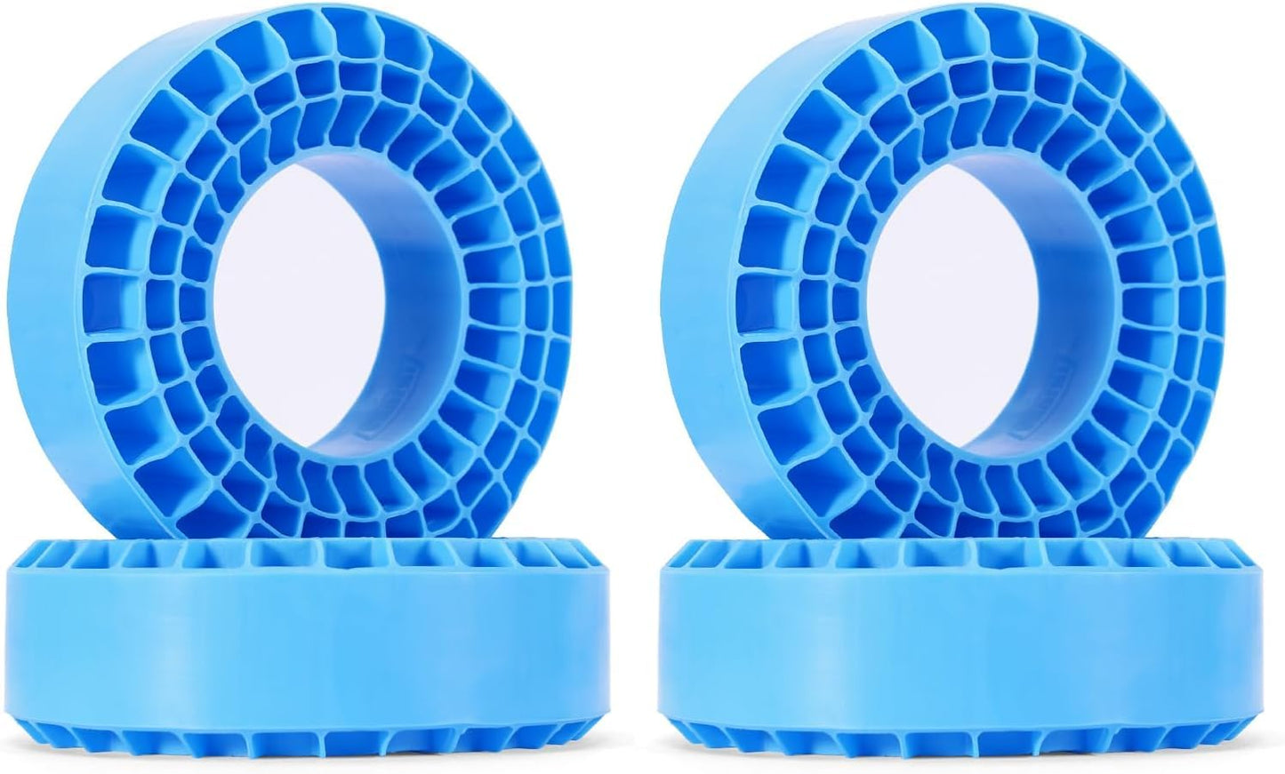 INJORA Silicone Rubber Inserts Foam for 106-108mm 1.9'' Tires(Small Blue)