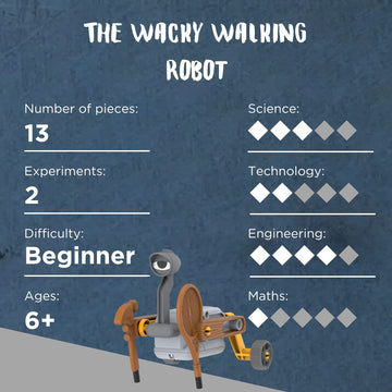 Thames & Kosmos - Rebotz: Knox - The Wacky Walking Robot - Engineering Science Kit - Educational Building Toys - Fun For Kids, Ages 6+ - 552004