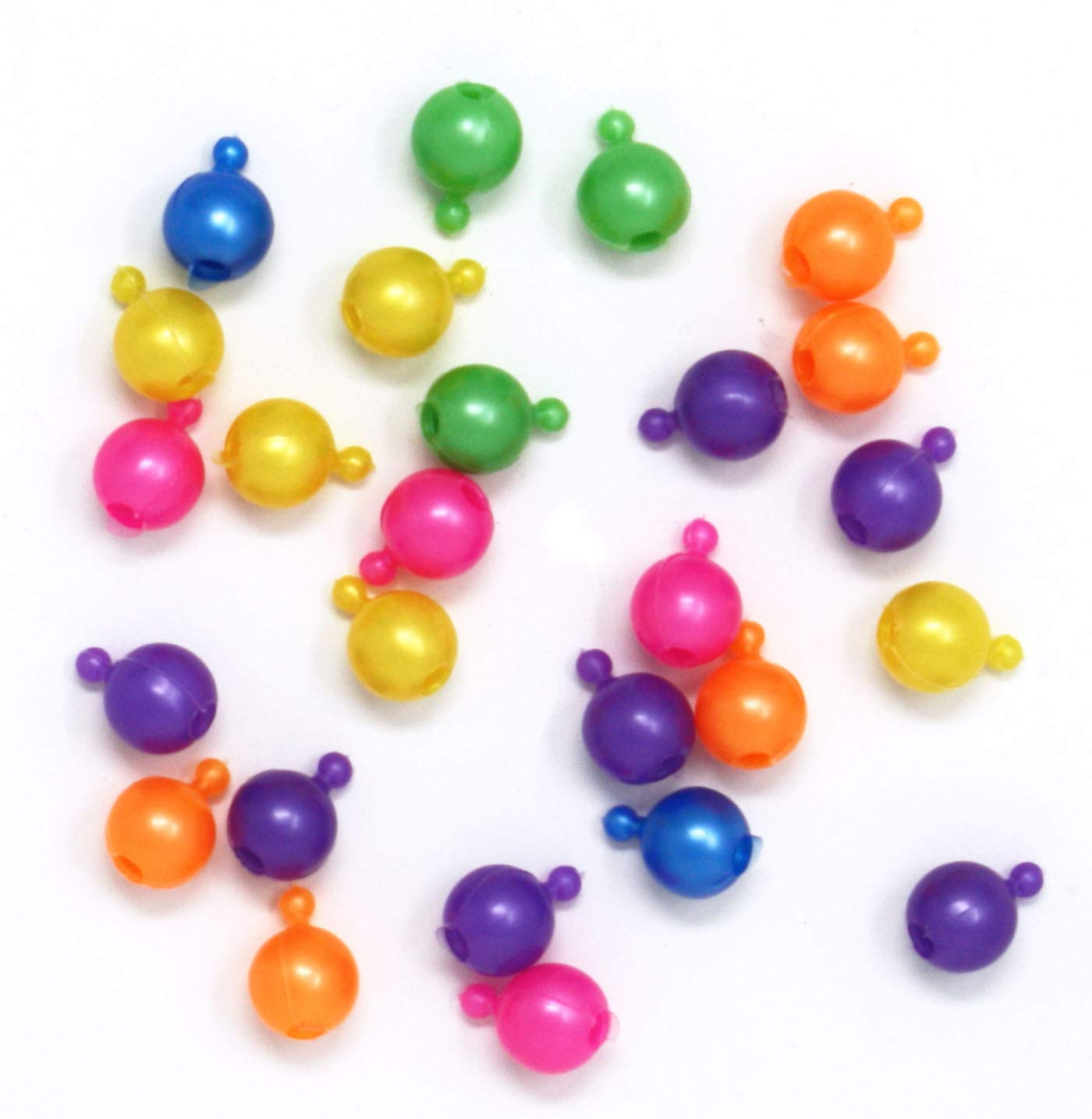 Rainbow Pop Beads - Fun 50s Retro Jewelry Crafting by Hey Viv !