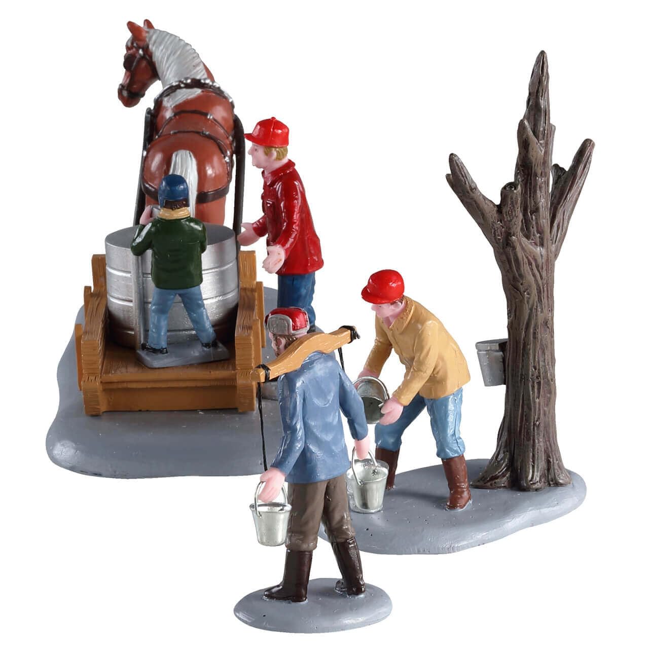 Lemax Maple Syrup Season, Set Of 3#03523