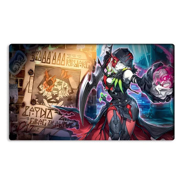 New Mlikemat Playmat Diabellestarr The Dark Witch Tcg Ccg Ocg Trading Card Game Mat With Zones + Free Bag (Zd014-064-K)