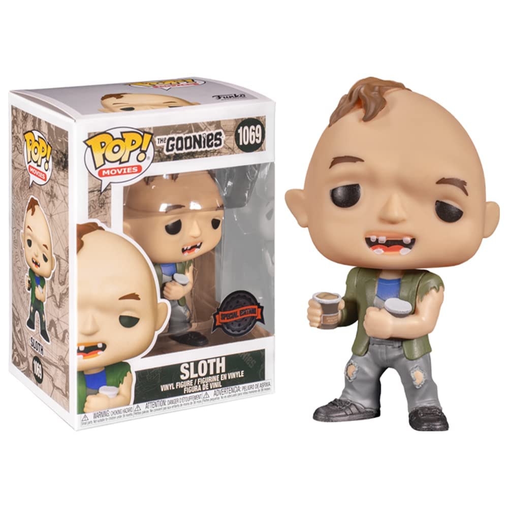 Funko POP! Movies Sloth with Ice Cream - Walmart Exclusive - Vinyl Figure - Cream Color