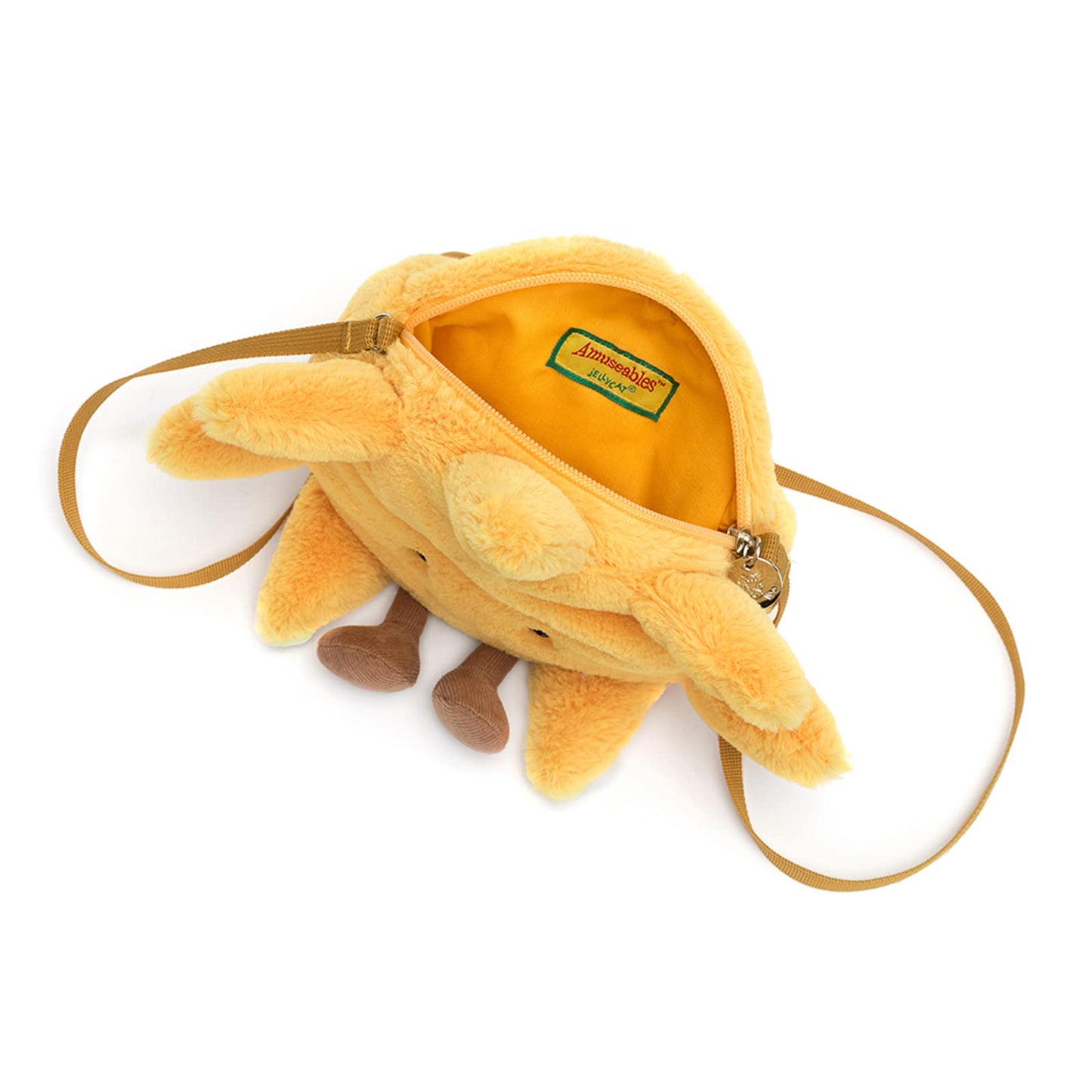 Jellycat Amuseables Sun Plush Bag, 10 Inches | Crossbody And Shoulder Purse | Fun And Unique Handbag