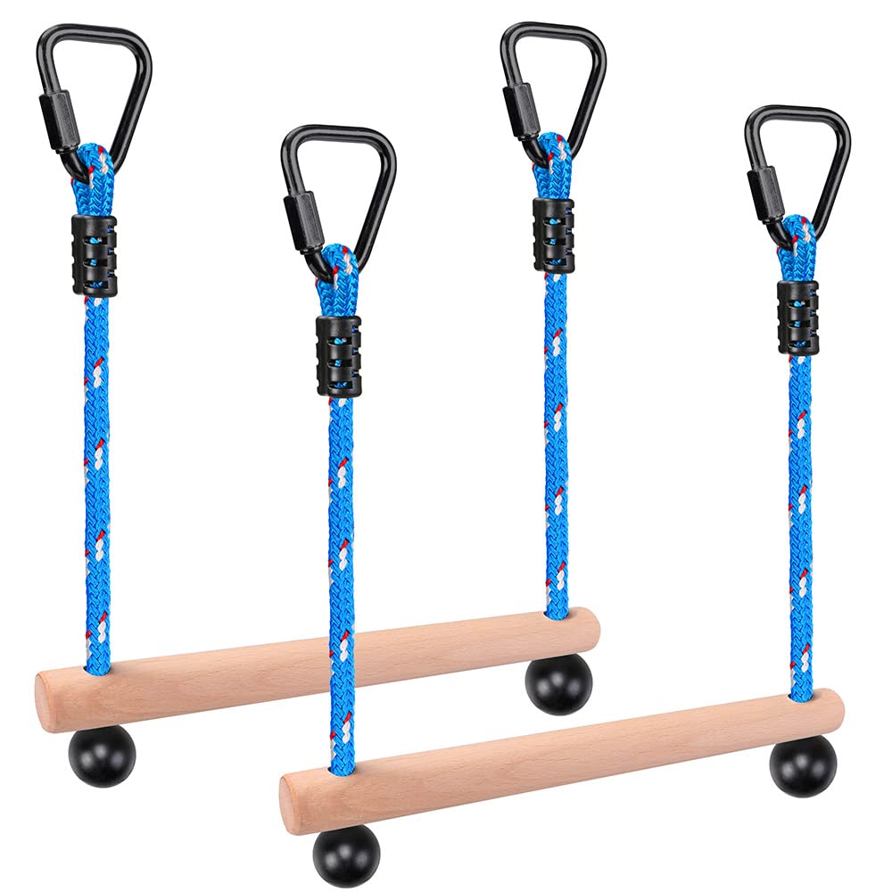 Benelabel 2 Ninja Monkey Bars Obstacle, Obstacle Course Bars, Outdoor Play Set, Obstacle Course For Training Equipment, Great Fo