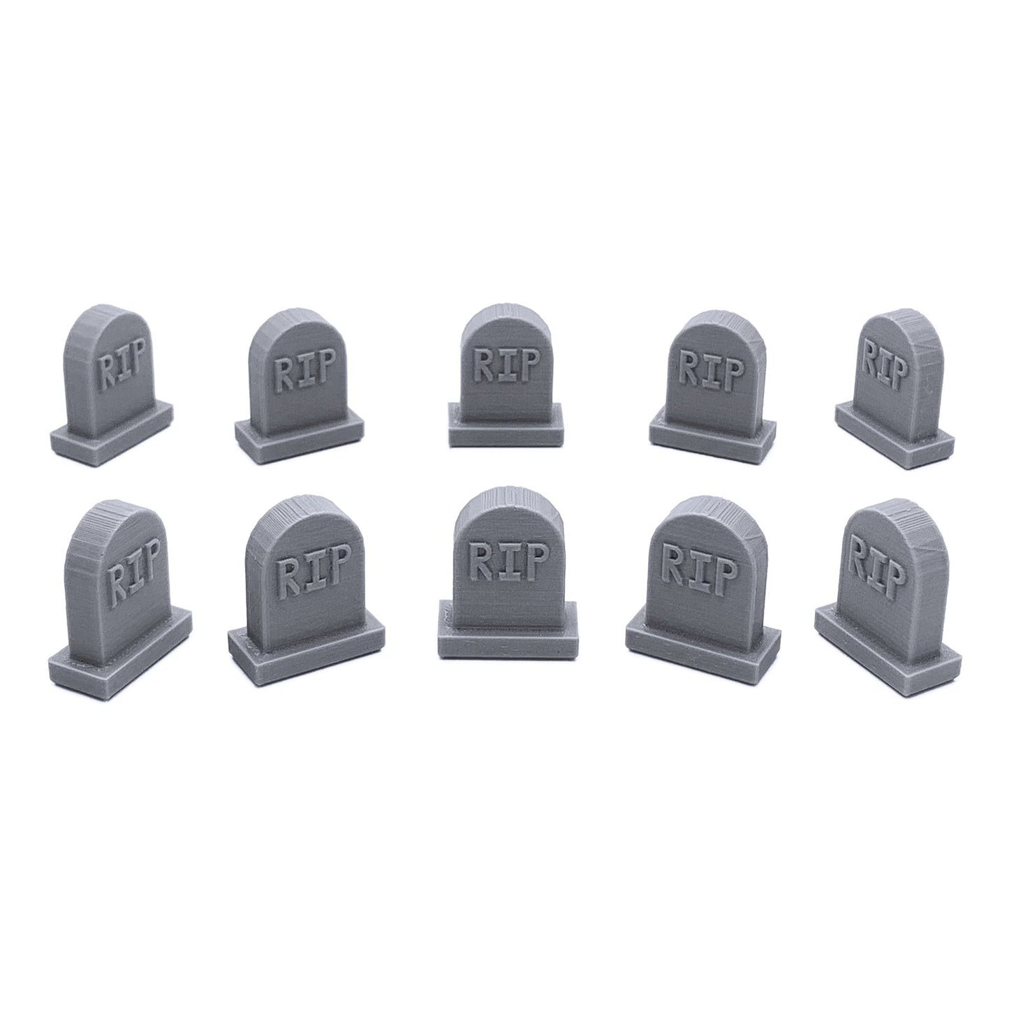 Endertoys Rip Gravestones, 3D Printed Tabletop Rpg Scenery And Wargame Terrain For 28Mm Miniatures