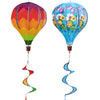 Giant Rainbow Butterfly Hot Air Balloon Garden Wind Spinners Large Pinwheels Lawn Yard Catchers Ornaments Windmills Outdoor Hang