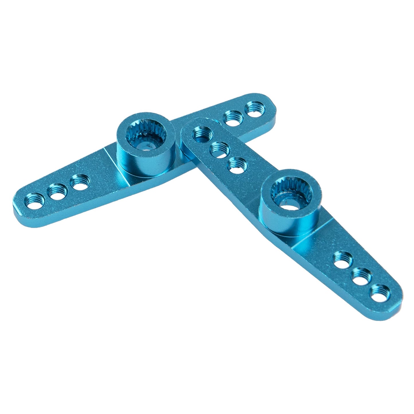 3Pack ShareGoo Aluminum Alloy 25T Servo Horn Double Arm Steering Arms Compatible with Futaba Savox Power HD HSP MG995 Servos Mot