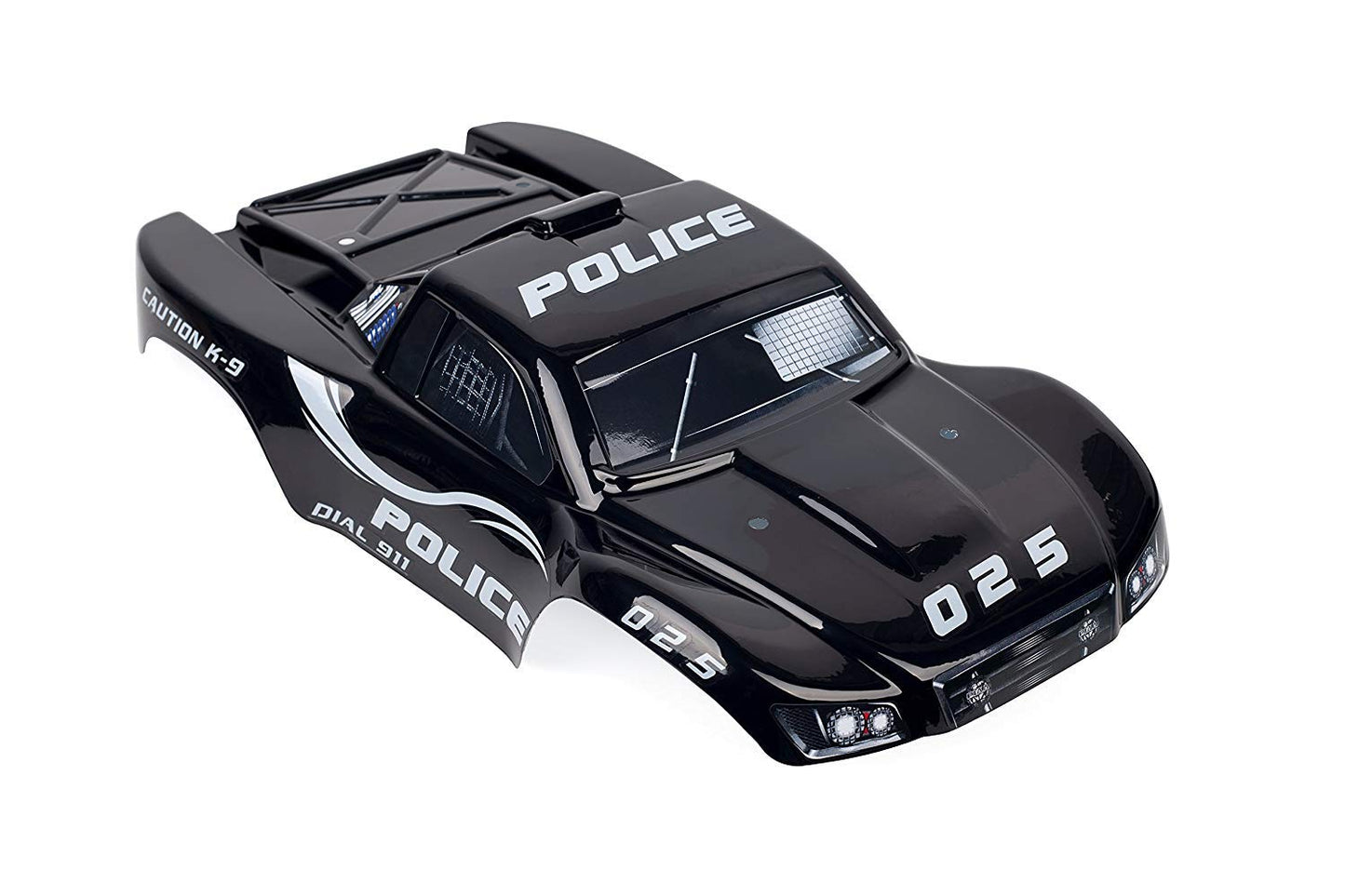 SummitLink Compatible Custom Body Police Style Replacement for 1/10 Scale RC Car or Truck (Truck not Included) SS-PO-02