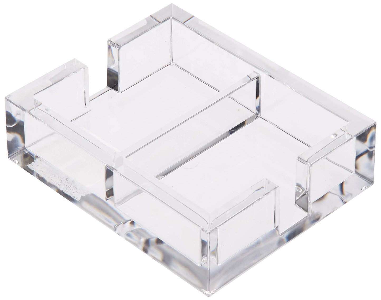 Caspari Acrylic Bridge Playing Card Decks Holder, Clear, 1 Count