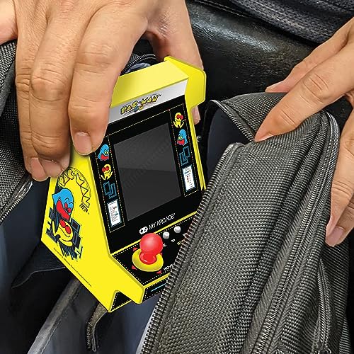 My Arcade Pac-Man Nano Player Mini Arcade Machine, 4.5" Collectible, Plastic, Multi Color, Model DGUNL-4196