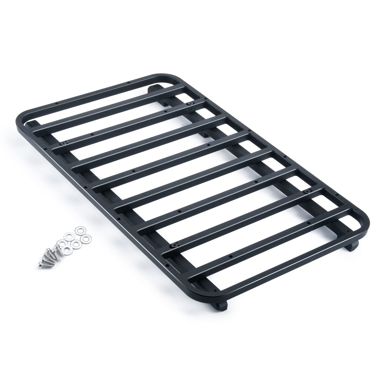 MORLORDY Metal RC Roof Rack Set for 1/10 Scale TRX4 2021 Bronco - Black Luggage Rack Upgrade