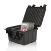 G-Plus Graded Card Storage Box For Bgs Psa Sgc Fgs Weatherproof Graded Sports Trading Cards(Small, Black)