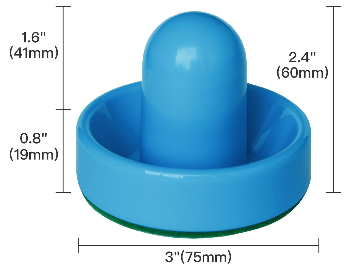 New Air Hockey Pucks And Paddles - Funny Design Air Hockey Pucks For Any Flat Surface, Include A Charging Cable And Electronic Rechargeable Air Hockey,2 Air Hocky Strikers