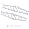 Hobbypark 4-Pack Front & Rear Aluminum Suspension Arms For Traxxas 1/10 Slash 4X4 Upgrades Compatible With Stampede 4Wd, Rustler