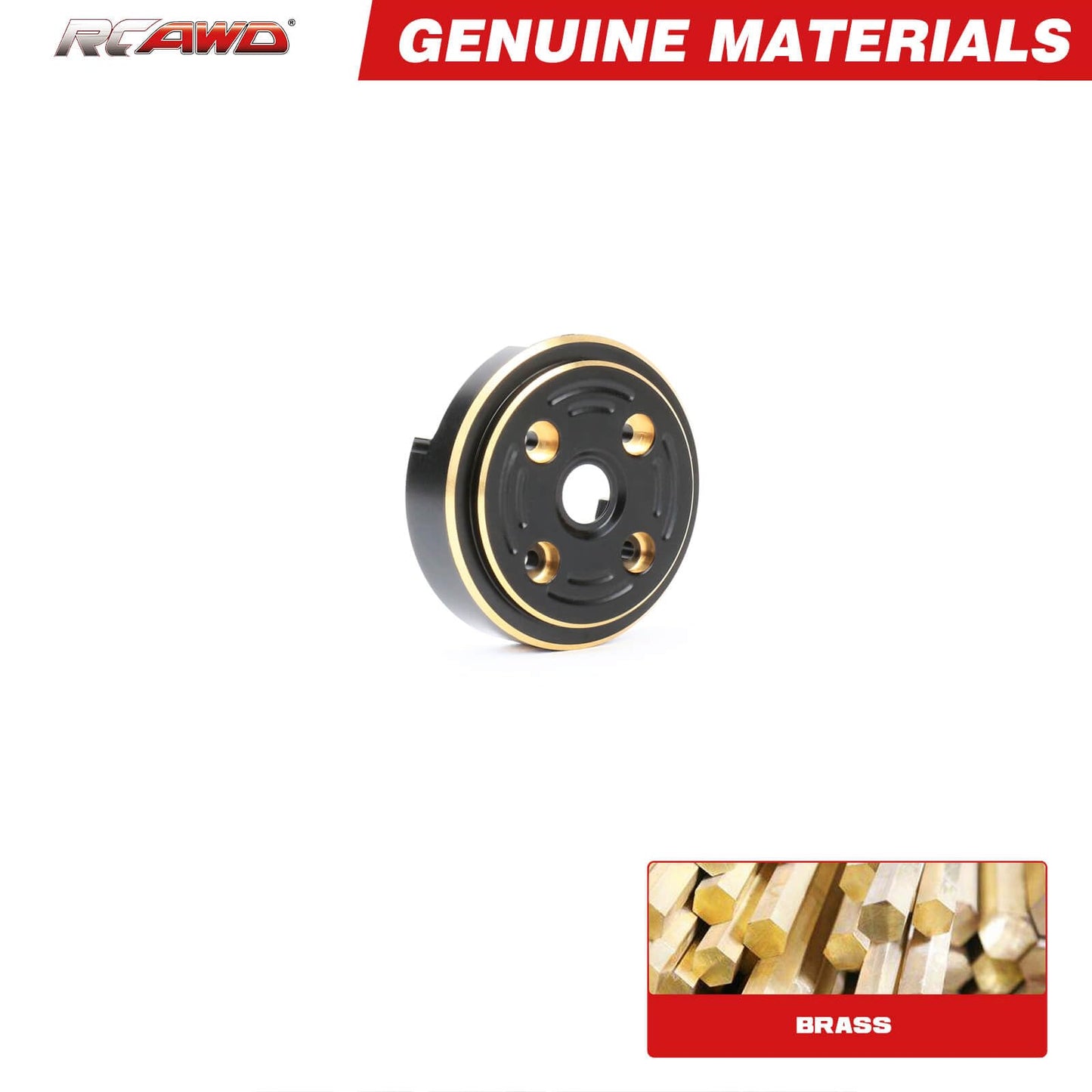 Rcawd Portal Axles Brass Weights 148G For Fms Fcx24 Power Wagon, Smasher,K5 Blazer & Fcx18 Lc80 Land Cruiser 80 Upgrades, 1/24 1