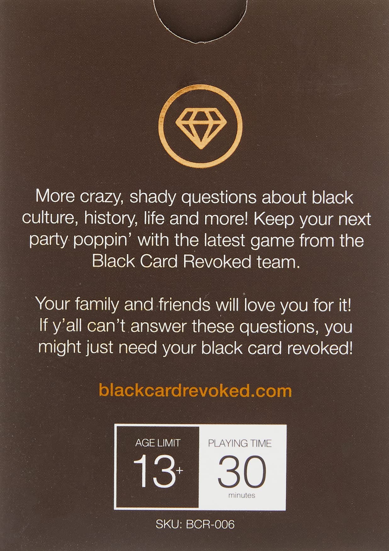Black Card Revoked: Edition X | Get The New Black Culture Trivia Game | Family Fun | Enjoy At All The Family Functions