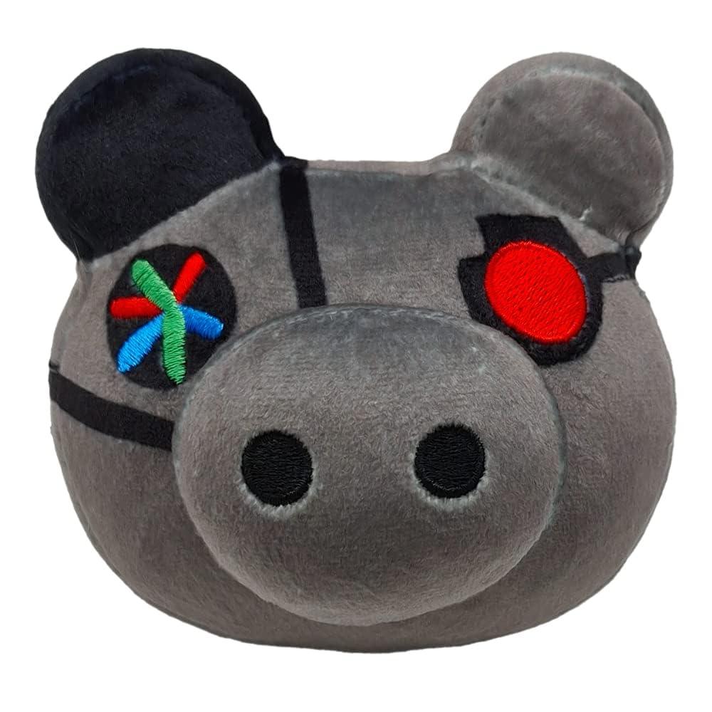 PIGGY Robby Ultimate Bundle - Series 3 Plush Toy, Large, Black, Model PIG7334, Includes 10 Items & DLC