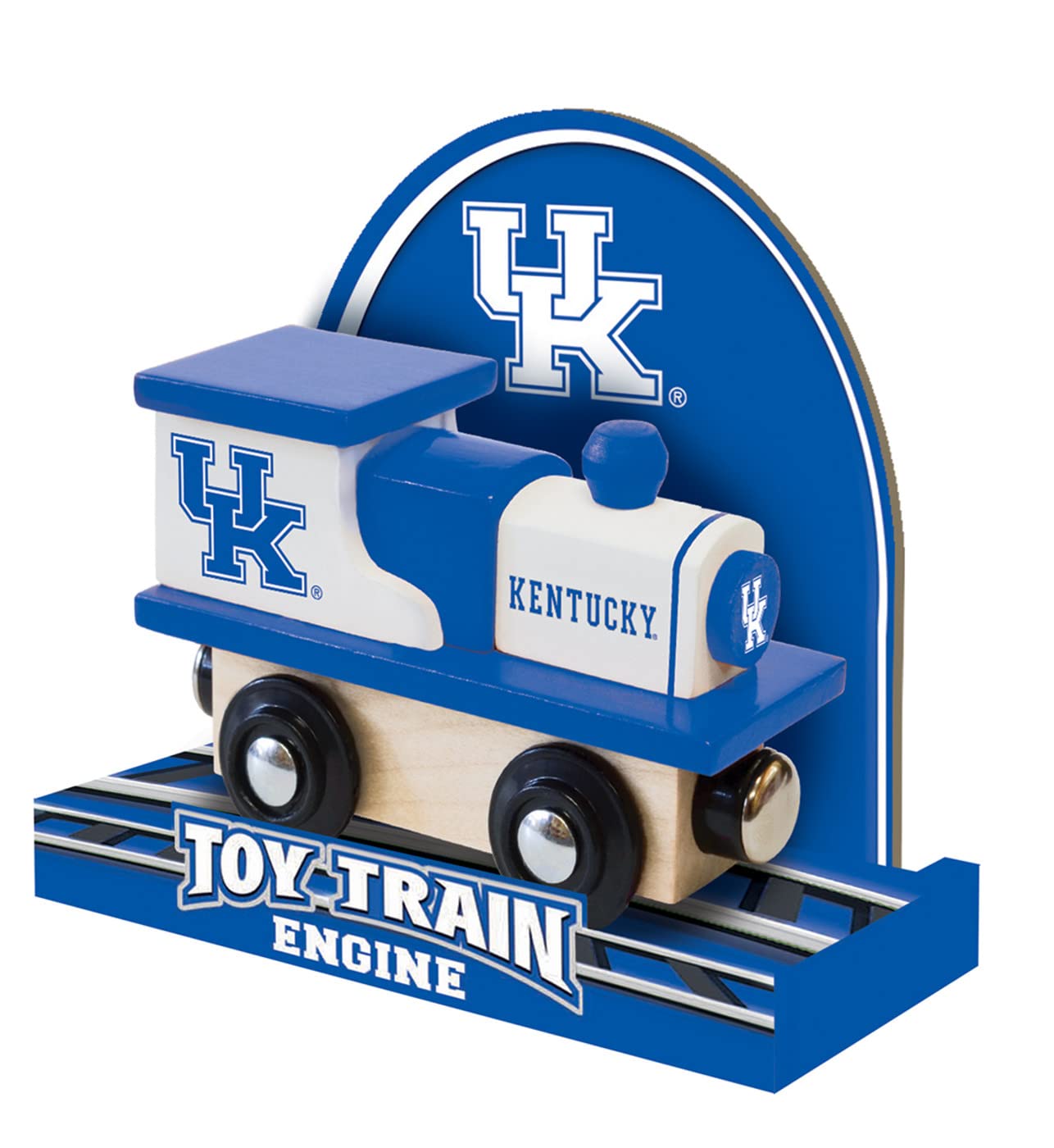 Masterpieces Wood Train Engine - Ncaa Kentucky Wildcats - Officially Licensed Toddler & Kids Toy