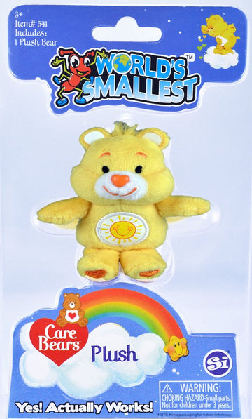 World's Smallest Care Bears, Multicolor, Small Size - Adorable Collectible Plush Toys, Styles May Vary