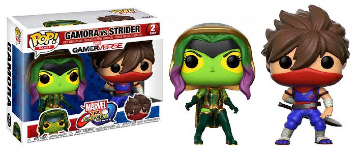 Funko Pop! Tv: Marvel Vs Capcom - Gamora Vs Strider Collectible Figure