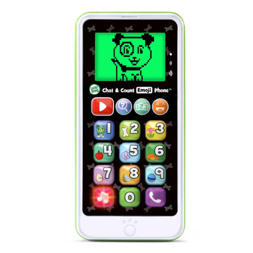 Leapfrog Chat And Count Emoji Phone, Green