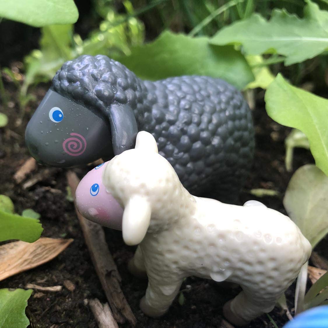 Haba Little Friends Lamb - 2.25' Farm Animal Toy Figure