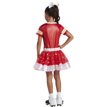 Modern Hero Kansas City Chiefs Girl'S Nfl Mvp Tailgate Tutu Dress Costume, Size Medium