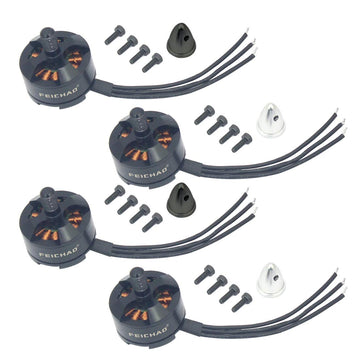 FEICHAO 4Pcs / 1Piece 2204 2300KV Brushless Motor CCW CW for DIY Mini Multirotor Quadcopter 210 250 270 Robotcat Racing Drone (2