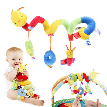 Uonlytech Baby Crib Hanging Rattles Toys, Car Seat Toy Hanging Rattles Spiral Stroller Crib Cot Toy Spiral Toy Pram Hanging For Babies Boys And Girls