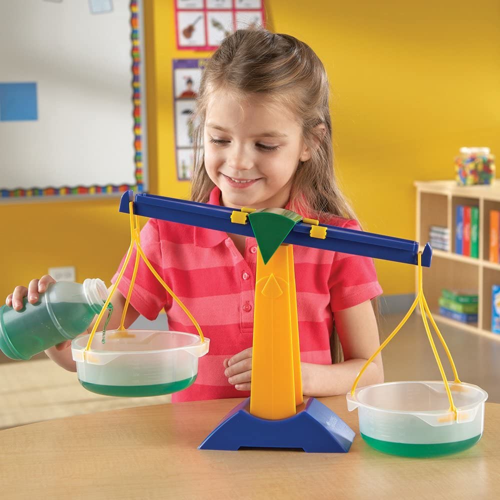 Learning Resources Pan Balance Jr, Science Class Experiments, Measurement Tool, Ages 3+
