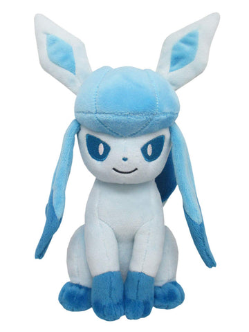 Sanei Glaceon Plush Toy, Model PP124, Brown/A, Soft Plush Material, Pokemon All Star Collection