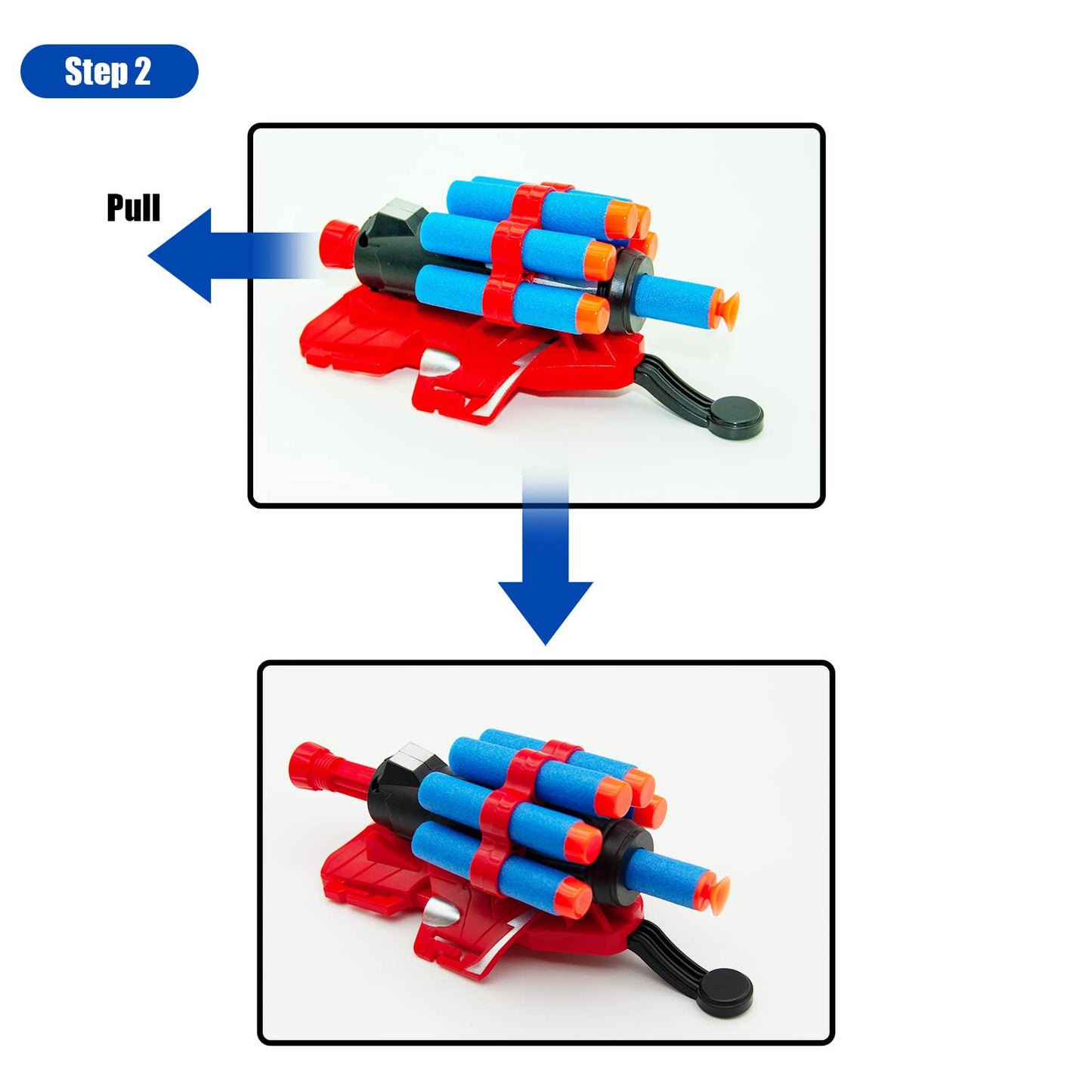 Keumi 2 Sets Spider Web Shooters Cosplay Launcher Gloves With Wrist Toy Set Hero Webs Shooter For Kids