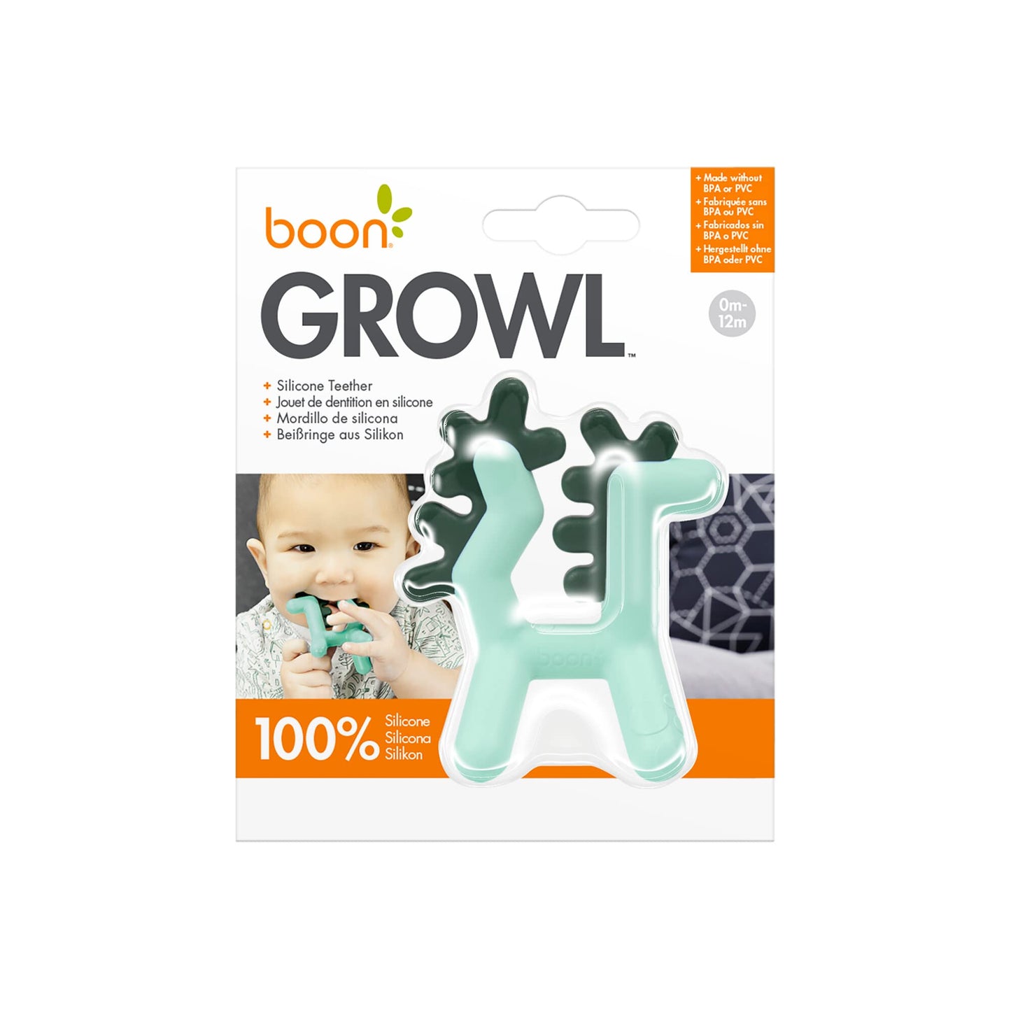 Boon Silicone Teether, Growl Dragon