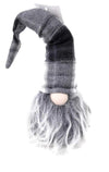 Bright Ideas Small Black & White Plaid Gnome Decorative Figure Figurine 11.5''