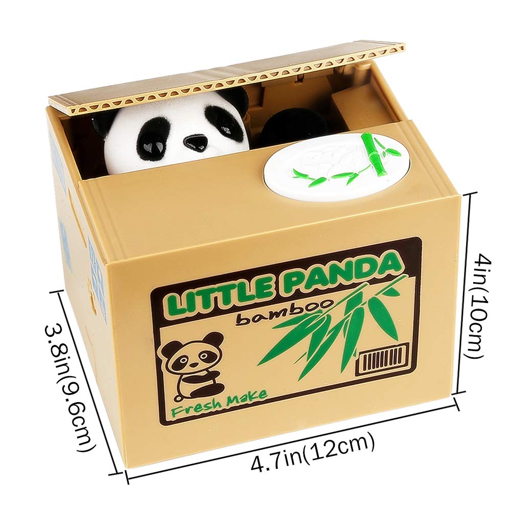 Hmil-U Panda Stealing Money Bank, Piggy Bank For Kids, Coin Bank For Money Saving, Automatic Stealing Money With English Speaking, Creative Gift
