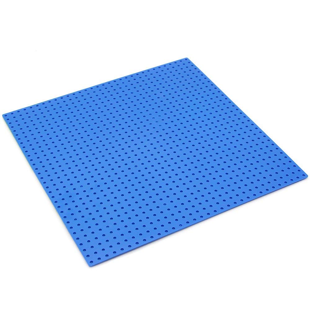 Feleph Classic Blue Baseplate For City Beach Road, Ocean Island Street Water Base Plate 10 X 10 Inches, Pirates Sea Toy Kit For Building Bricks Compatible With All Major Brands (Straight 4Pcs)