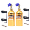 Lafeina 2Pcs Simulation Nitrogen Nos Bottle Decoration Accessories For 1:10 Rc Crawler Car Trx4 Scx10 90046 D90 D110 Tf2 (Gold)