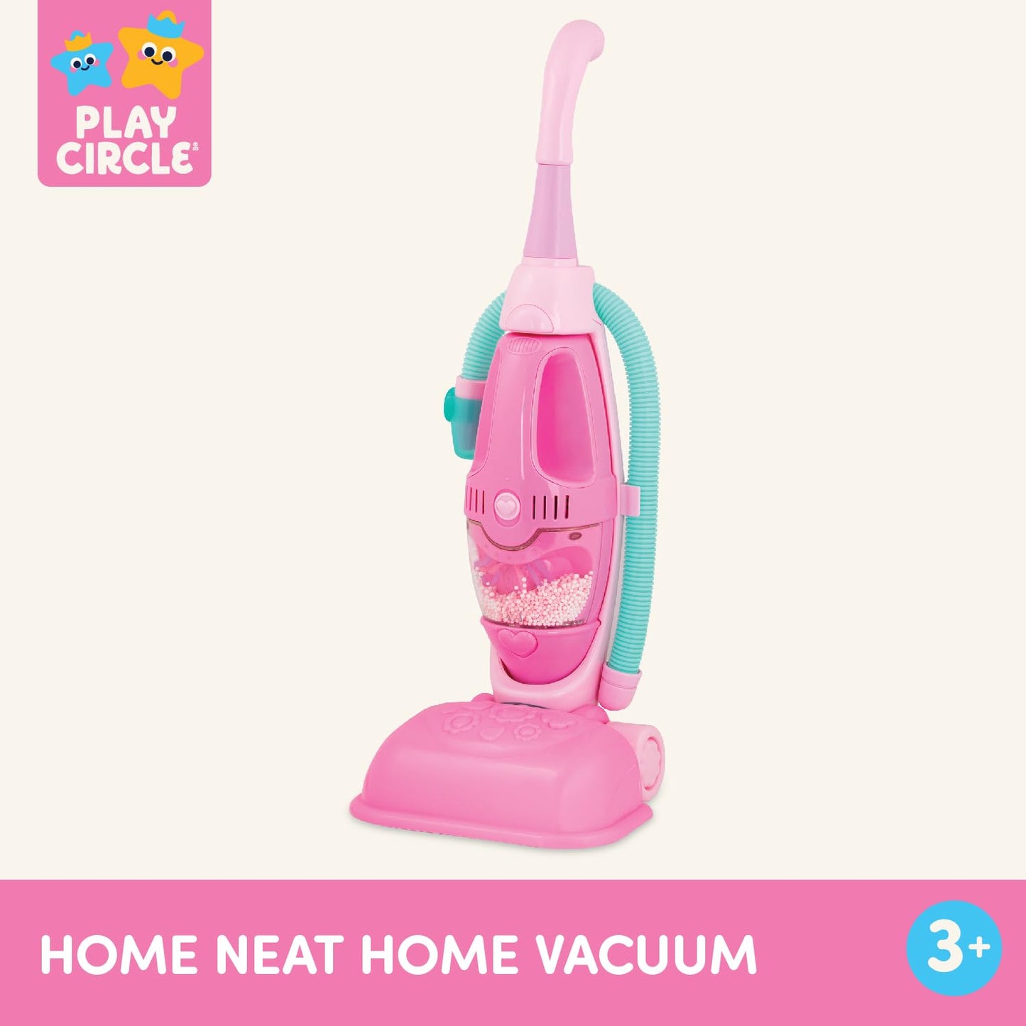 Battat - Play Circle - House Cleaning Set For Kids - Toy Vacuum - Hand Vacuum For Toddlers - Pretend Play - 3+ Years