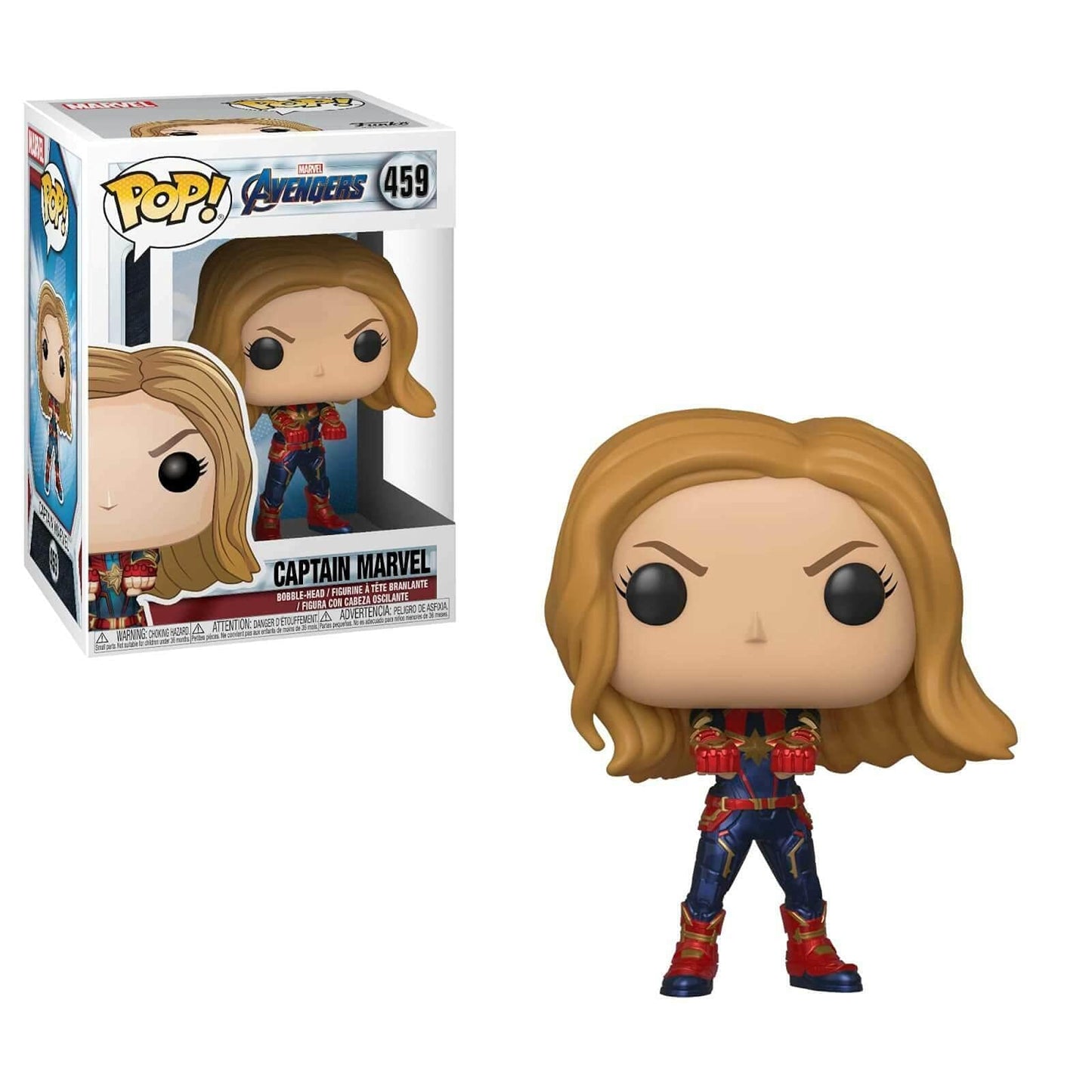 Funko Pop!: Marvel Avengers Endgame: Captain Marvel - Collectible Vinyl Figure - Gift Idea - Official Merchandise - For Kids & Adults - Movies Fans - Model Figure For Collectors And Display