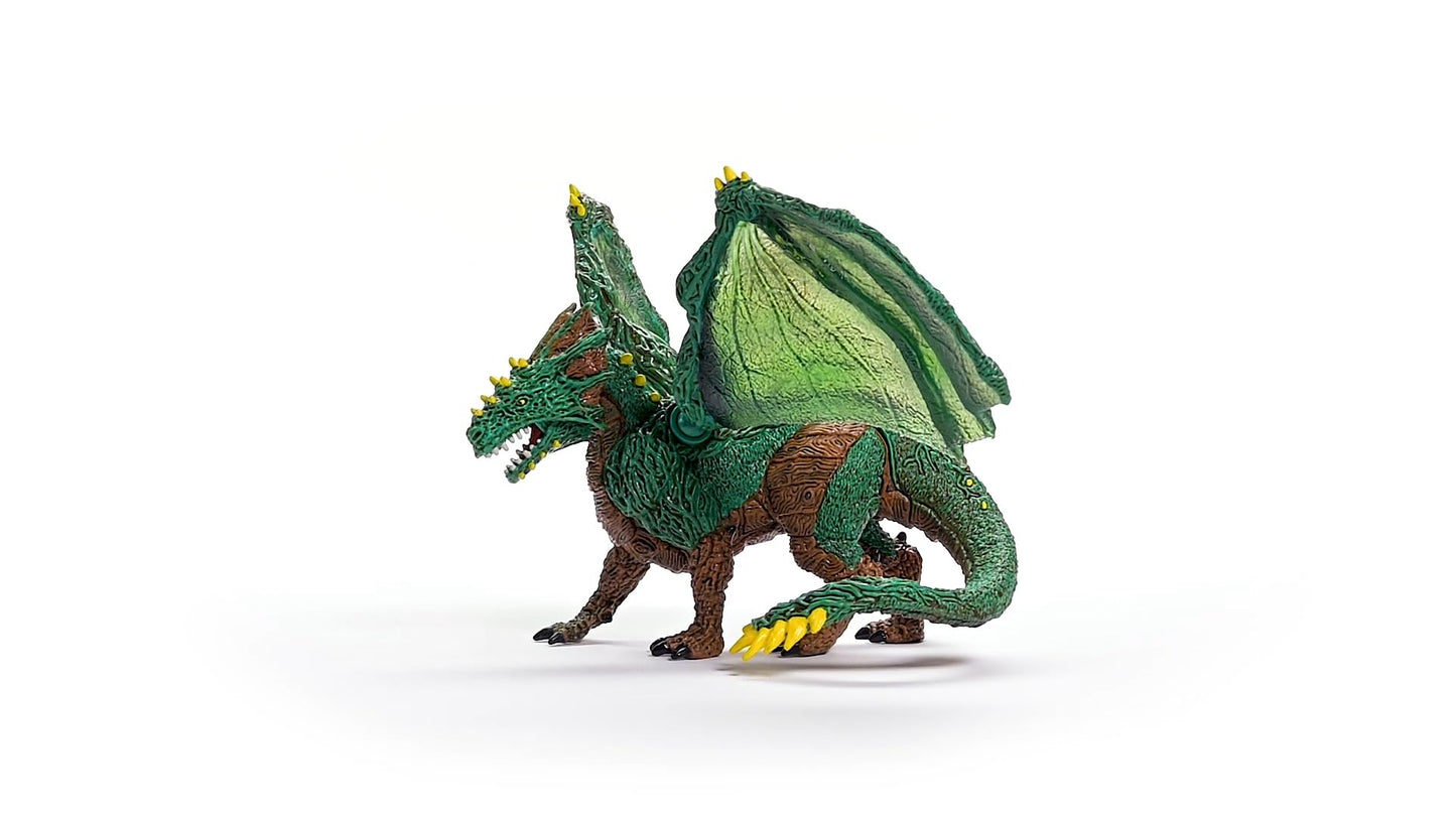 Schleich Eldrador Creatures New 2024 Jungle Dragon Action Figure