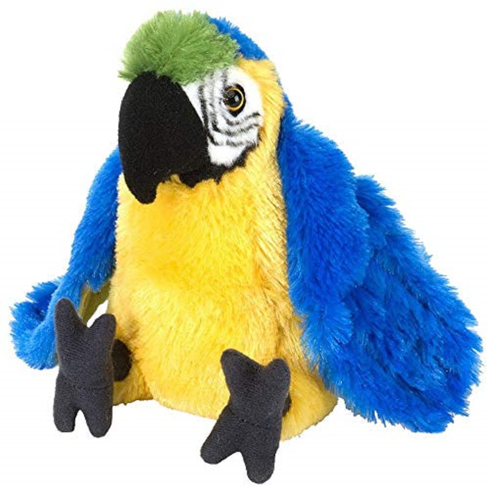 Wild Republic 12292 Macaw Parrot Plush, Stuffed Animal, Plush Toy, Gifts For Kids, 8', Cuddlekins