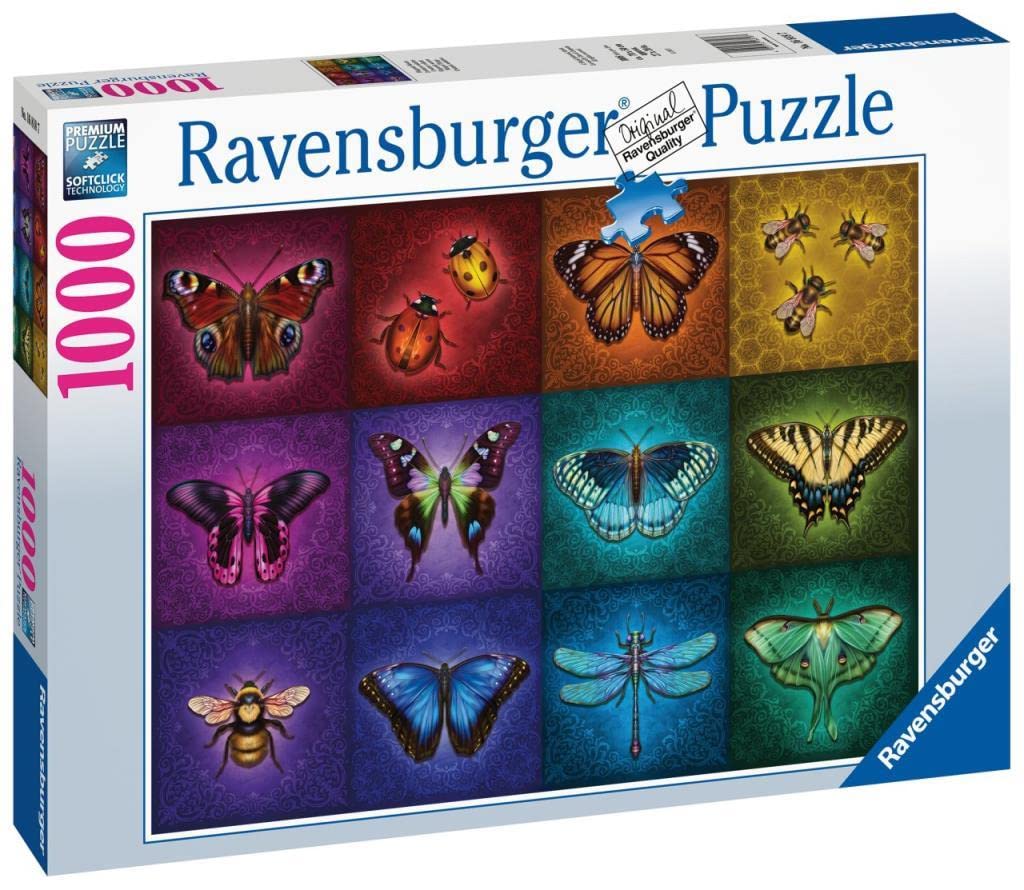 Ravensburger Winged Things 1000 Piece Jigsaw Puzzle For Adults | Unique Softclick Technology | Vibrant, Glare-Free Finish | Made