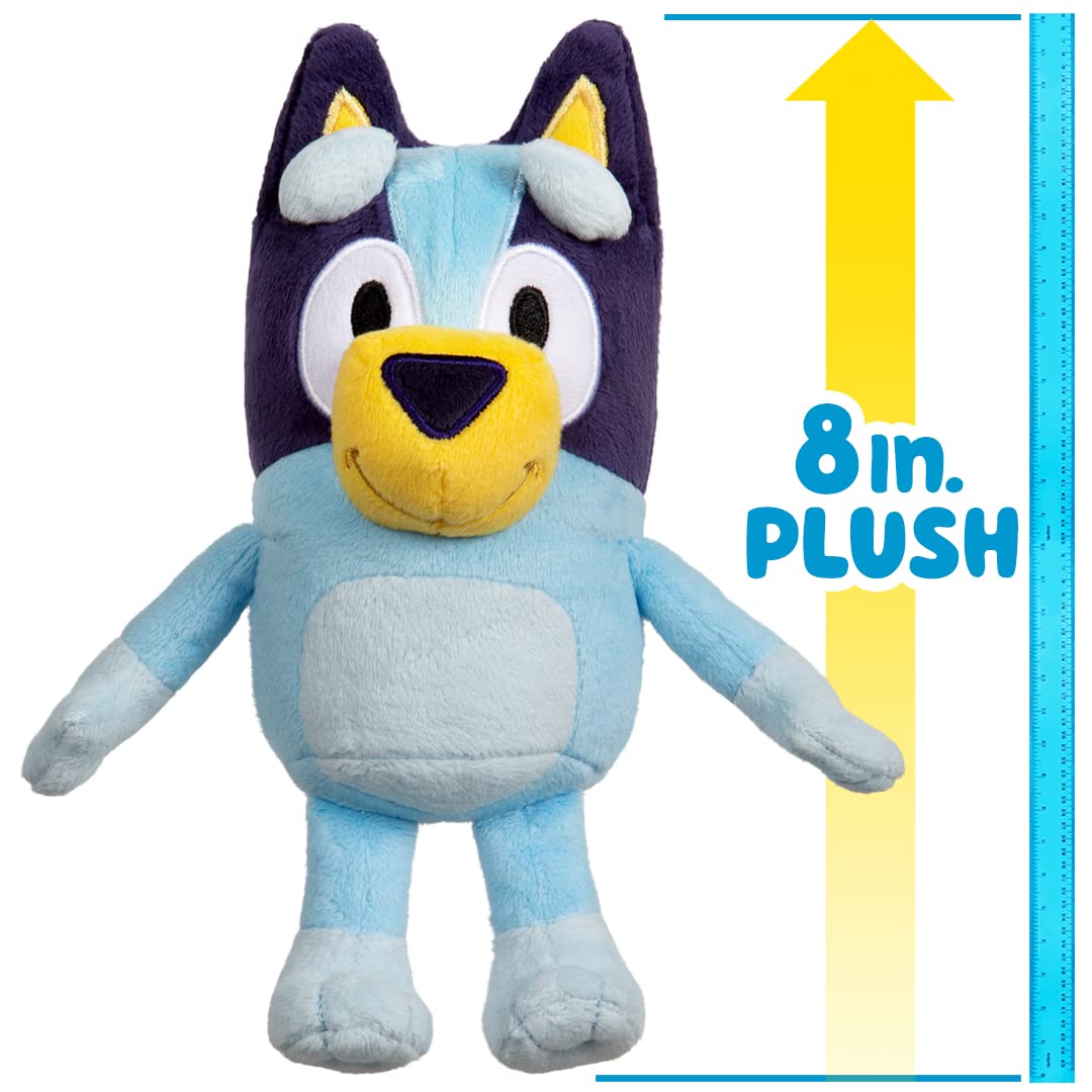 Bluey 8'' Plush Single Pack, Multicolor, Model:13007