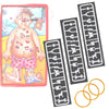Uniqwamo 3 Sets Replacement Game Pieces - Plastic, Red & Pink, Compatible with Operation Skill Game