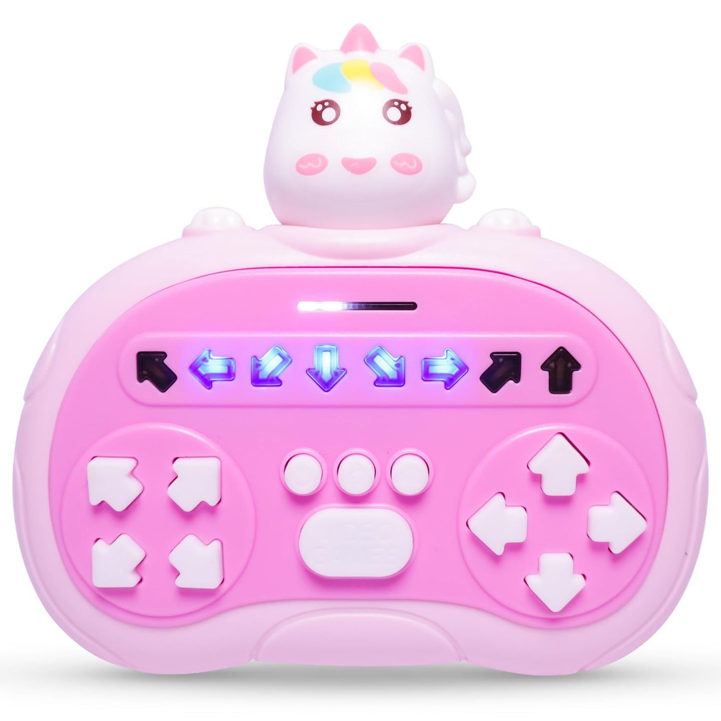 Hand-Held Rhythm Master Dance Machine Educational Toys For 3-12 Kids,New Stress Relief Toys Adults,Kids' Handheld Games (Pony)