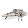 Star Wars Micro Galaxy Squadron V-Wing Starfighter - 3-Inch Light protective covering Class Vehicle with Two 1-Inch Micro Figure Accessories