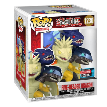 Funko POP! Super Animation: Yu-Gi-Oh! Five-Headed Dragon Vinyl Figure 2022 Fall Convention limited availability 1230